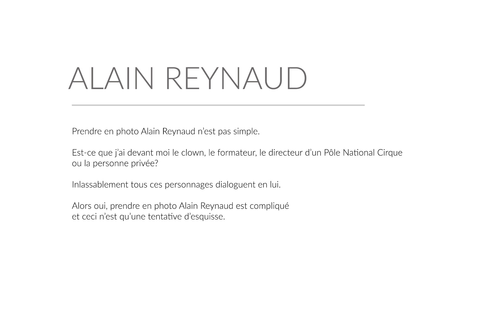 Alain Reynaud photo Daniel Michelon