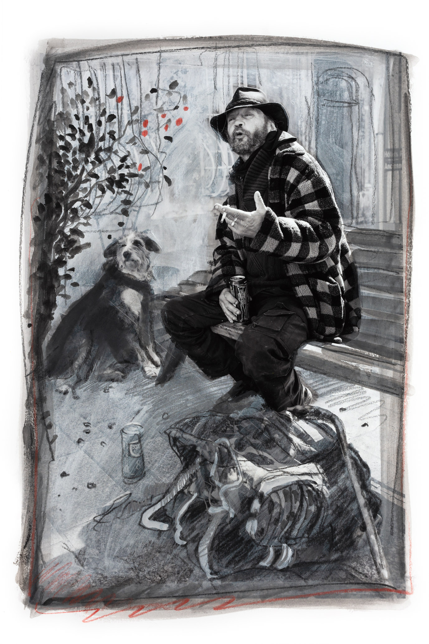 SDF pauvreté jung michelon dessin