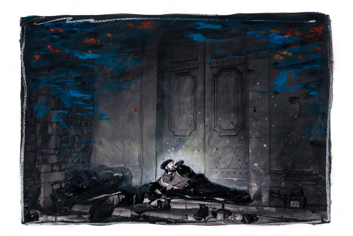 SDF pauvreté jung michelon dessin